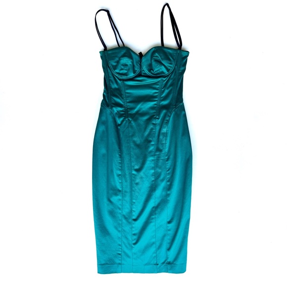 Dolce & Gabbana | Dresses | Dolce Gabbana Emerald Green Dress 42small |  Poshmark